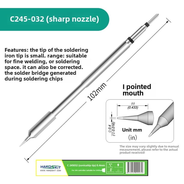JBC C245866 saldatura punta per T245 (X1I