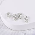 thumbnail image 6 of Alexcraft 4 Pcs Lobster Clasp Double Opening Lobster Clasp Lock Necklace Connector Bracelet Extender Clasps for DIY Jewelry Repair Kit Bracelet Necklace, 6 of 7