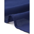 thumbnail image 5 of INSPIRE CHIC Women's Chiffon Dresses Flutter 3/4 Sleeve Crewneck Flowy Knee Length Dress Cocktail Party Wedding Outfits L Dark Blue, 5 of 6