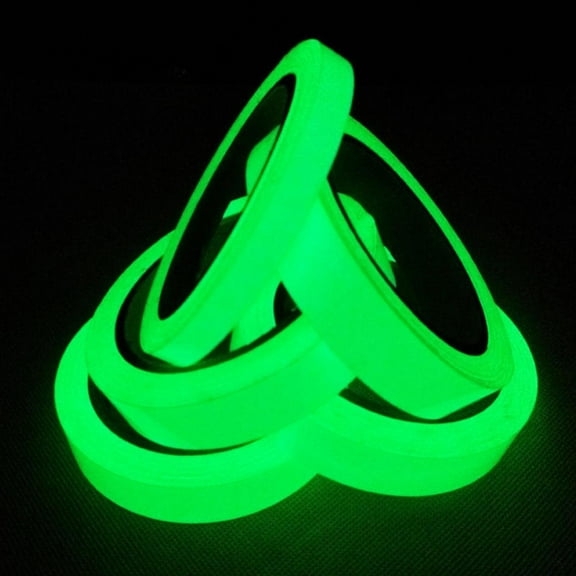 Glow In The Dark Luminous Tape 10mm Width Photoluminescent Self-Adhesive Strip For Emergency Marking Home Stage Safety Decoration