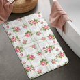thumbnail image 2 of Pioneer Flower Floral Print Pattern Bathroom Rugs Mat, Non Slip Microfiber Bathroom Rug with Rubber Backing, Soft Mats for Bathroom Floor Tub Shower, 20"x32", 2 of 5