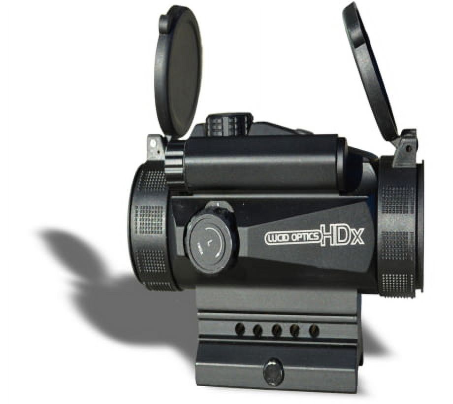 Lucid Optics Mid Sized Red Dot Sight HDx, 3 MOA Circle Dot Reticle, Matte Black