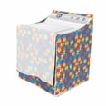thumbnail image 3 of Puzzle Washer Cover, Layout of Colorful Geometric Elements Symbolic Pieces with Jigsaw Themed Print, Easy to Use Bathroom Accent Fabric, 29" x 28" x 40", Multicolor, by Ambesonne, 3 of 3