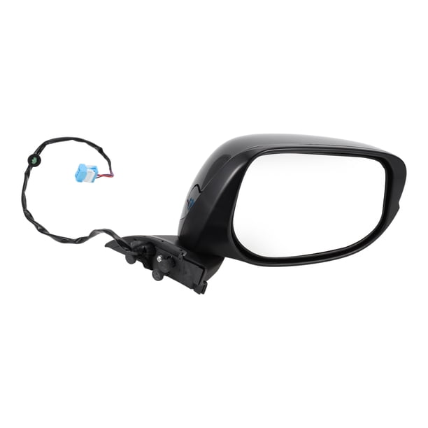 Reemplazo del espejo lateral derecho Unique Bargains para Honda Fit, plegable manual, negro brillante