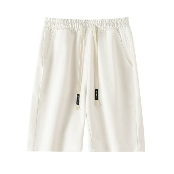 pstuiky Pantalones cortos casuales para hombre, Pantalones cortos de verano para hombre, informales y cómodos, con bolsillo y cintura elástica y cordón ajustable. Pantalones cortos cargo
