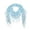 Blue, variant on Lace Tassel Wrap Scarf Floral Women Scarf Shawl Scarfs for Women Triangle Scarf Green