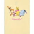 thumbnail image 2 of Winnie the Pooh Girls Embroidered Graphic Tee with Short Sleeves, Sizes 4-16, 2 of 3