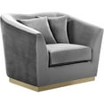 thumbnail image 2 of Home Square 2-Piece Set with Velvet Upholstered Accent Chair and Loveseat, 2 of 8