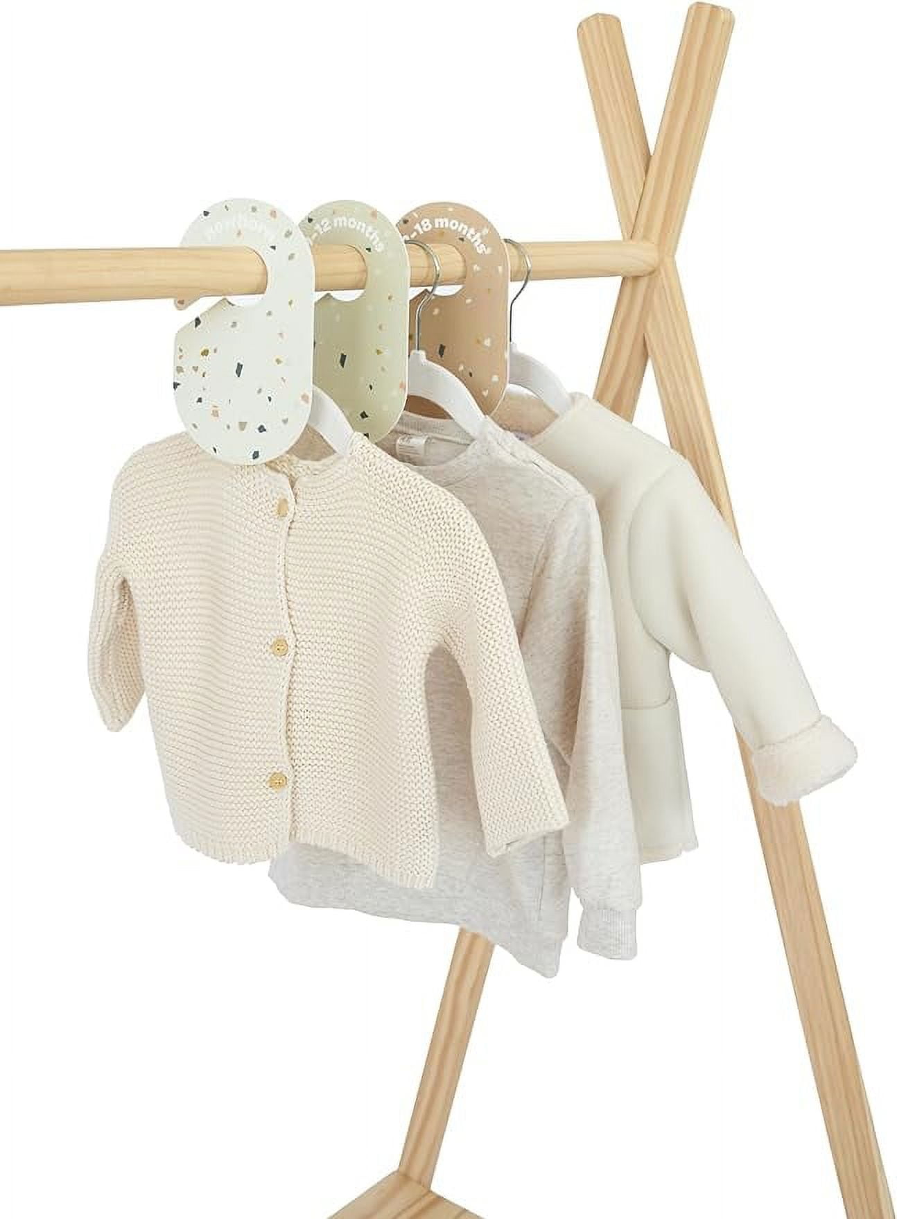 3 Sprouts Baby Velvet, Non-Slip Clothes Hangers - Pack of 30 - Seafoam