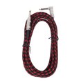 thumbnail image 2 of Guitar Instrument Cable Right Angle To Straight Audio Interconnect Cable Audio Instrument Cord For Electric Mandolin Bass, 2 of 8