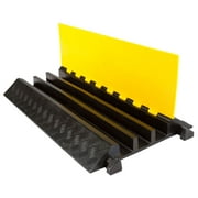Modular 3-Channel Rubber Cable Ramp Middle Section