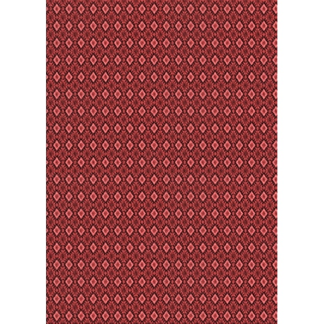 Ahgly Company Tapis d'Intérieur Lavables en Machine à l'Aide d'Un Rectangle de Transition Rouge Canneberge, 2' x 4'