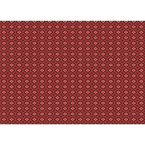 Ahgly Company Indoor Rectangle Patterned Cranberry Red Area Rugs, 4' x 6'