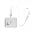 thumbnail image 4 of Double-Sided Transparent Employee Work Card Holder Employee Plastic ID Card, 4 of 9