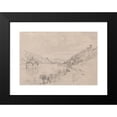 thumbnail image 2 of Johann Adam Klein 24x18 Black Modern Framed Museum Art Print Titled - View of the Rhine with Pfalzgrafenstein Castle and Kaub Seen from the South-East (1815), 2 of 5