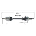 thumbnail image 2 of CV Axle Shaft Fits select: 1993-2002 NISSAN QUEST, 1993-2002 MERCURY VILLAGER, 2 of 2