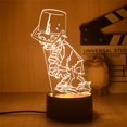thumbnail image 1 of Luz nocturna LED 3D para plantas, zombis, cabezas de cubo, zombis, 1 of 1
