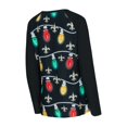 thumbnail image 2 of Women's Concepts Sport  Black New Orleans Saints Garland Knit Raglan Long Sleeve Top & Pants Set, 2 of 3