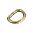 thumbnail image 2 of Metal D Ring 0.51"(13mm) D-Rings Buckle for Hardware Bags Belts Craft DIY Accessories Bronze Tone, 50pcs, 2 of 5