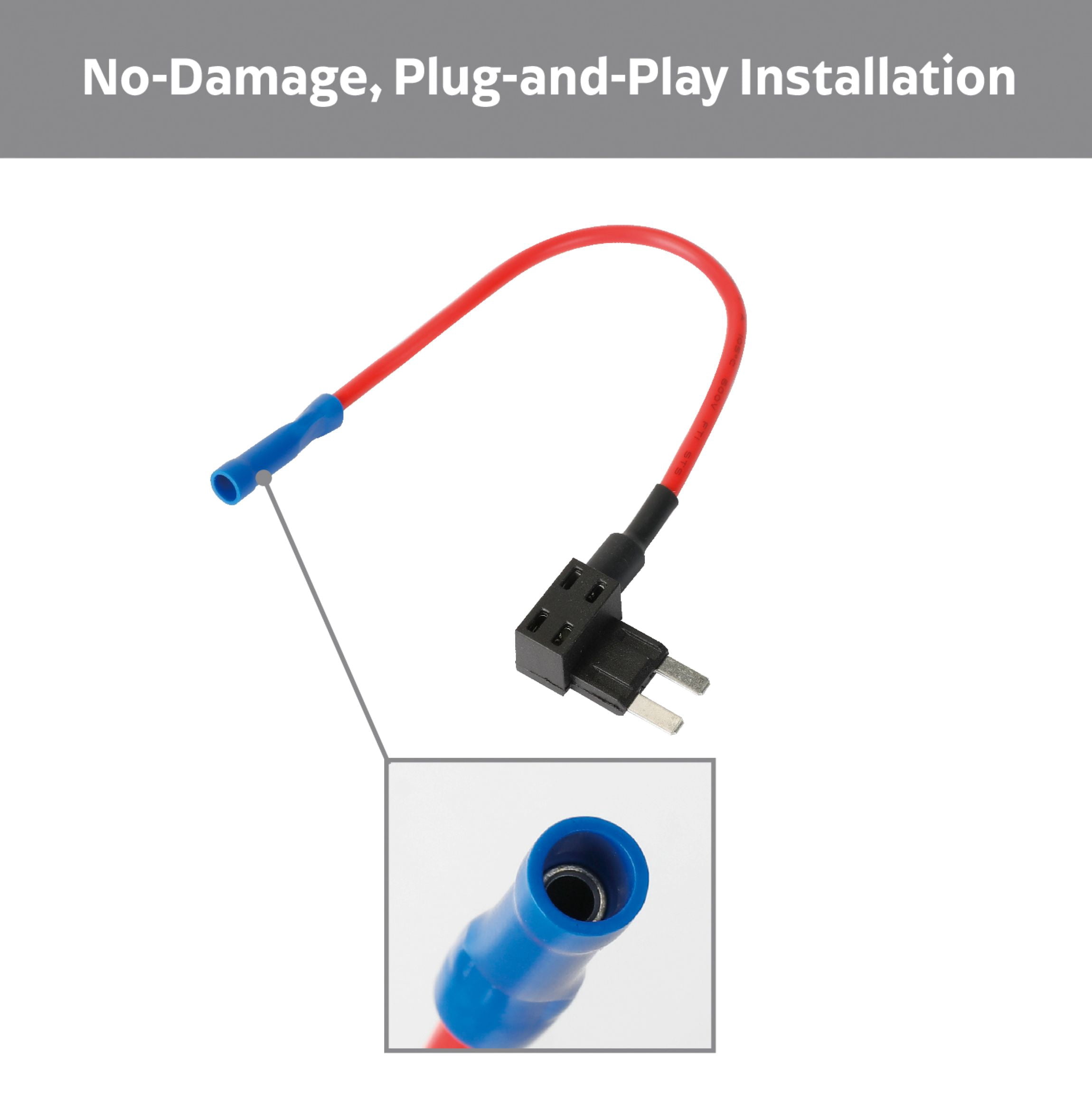EverStart 16 Gauge Add-a-Circuit Fuse Tap for ATM/MINI Auto Blade Fuses