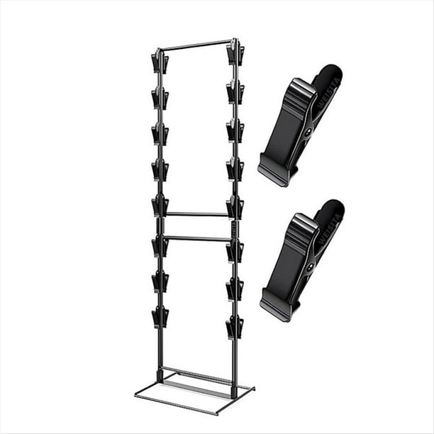 Expositor de Patatas Fritas, Soporte para Bolsas de Patatas Fritas con 32 Clips, Expositor de Patatas Fritas en para Fiestas y Aperitivos.
