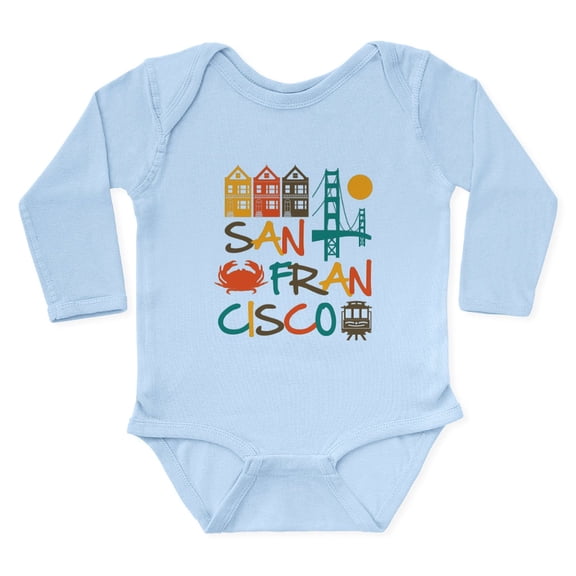 CafePress - San Francisco Body Suit - Long Sleeve Cotton Baby Bodysuit