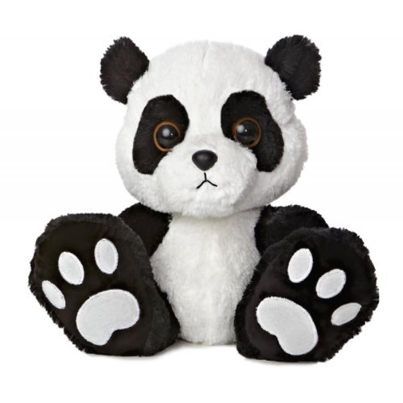 by Aurora PANDA BEAR Stuffed Animal Plush 11" Tall 