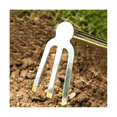 thumbnail image 3 of 2-Piece Stainless Steel Gardening Set Garden Hoe and Rake Combination Set, 3 of 5