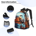 thumbnail image 5 of Lsque Colorful Travel Luggage Gear Classic Casual Backpack - Large Capacity Water-Resistant Backpack for School, Work, Travel, and Outdoor Activities, 5 of 8
