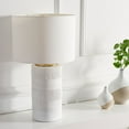 thumbnail image 2 of SAFAVIEH Weller 25 in. Classic Contemporary Table Lamp, White, 2 of 6