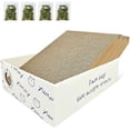 thumbnail image 1 of BAMITORI 4 PCS Cat Scratch Pad in Cat Scratcher Box with Catnip, Reversible Cat Scratch Pad, 4 in 1 Replacement Cardboard Refill Interactive Lounge for Indoor Cats, 1 of 7