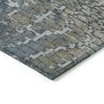 thumbnail image 4 of 9' X 12' Silver Blue And Brown Abstract Washable Indoor Outdoor Area Rug, 4 of 5