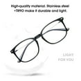 thumbnail image 3 of LG8815 Blue Light Blocking Glasses Frame Light Plastic&Metal Eyeglasses Frame for Man and Woman Anti, 3 of 8