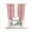 Red, White, variant on Red Striped Tie Up Curtains for Kitchen Windows,Adjustable Rod Pocket Valance 45 Inch Short, Farmhouse Thin Vertical Stripes Modern Window Treatment Balloon Roman Blind Shade, 42" x 45"