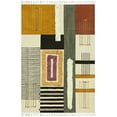 thumbnail image 2 of Casavani Hand Tufted Work Cotton Dhurrie Grey Outdoor Patio Rug Hallway Stair Runner Rug 4x15 feet, 2 of 7