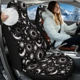 thumbnail image 3 of Uorisanigo 2 Pack Car Seat Covers Fluffy Star Moon Sun Front Car Seat Protective Covers Auto Interior Accessories Cushions for Cars, Sedans, Trucks, SUVs, 3 of 7