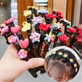 thumbnail image 5 of IOAOAI Headband,Headband Flower Patterns High Elasticity Acrylic Cute Hair Band Clip Strawberry Headwear Accessory Birthday Gifts, 5 of 6