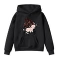 thumbnail image 4 of RMGVDSD Hoodies for Girls Kids Horse Print Long Sleeve Hooded Sweatshirts Back To School Graphic Pullover Tops Fall Winter Clothes Kids Sweatshirt 10-11 Years, 4 of 4