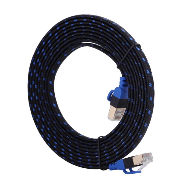 Cable Ethernet, Cable de Red Ethernet Plano Cat7 Cable LAN RJ45 para computadoras, Interruptor, enrutador, televisores Modernos, Panel de conexión, concentradores, ADSL, decodificadores (3 m) ANGGREK Ocean Broad Surfboard Fins