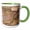Green/White, variant on 3drose, Ancient Political Map of Spain and Mediterranean Sea. Cool Art Gift, 11oz Mug