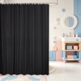 thumbnail image 2 of Erosebridal Mid-Century Line Pattern Shower Curtain 72Wx84L,Aesthetic Striped Bathroom Shower Curtain, 2 of 5