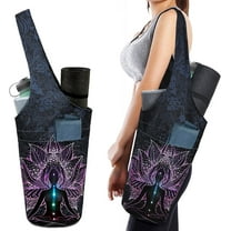 Yoga Mat Bags and Carriers Fits All Your Stuff,Yoga Mat with Bag With Large Side Pocket & Zipper Pocket,Yoga Gifts for Women and Yoga Lover
