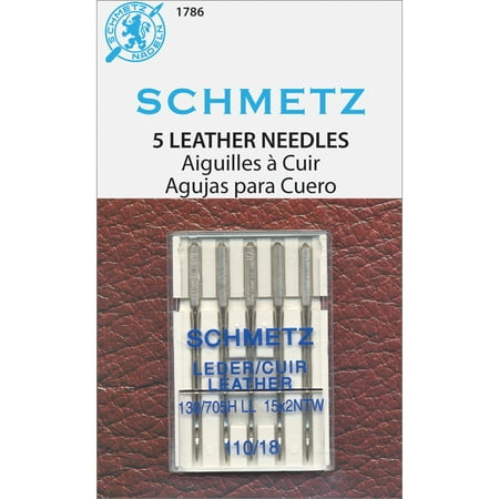 - Schmetz Needle Leather Size 110/18 (pack of 5)