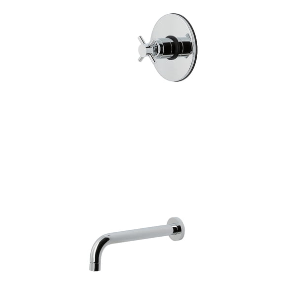 Kingston Brass KB6331DXTO Concord Single-Handle Pressure Balanced Tub Faucet in Polished Chrome