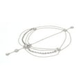 thumbnail image 4 of Unique Bargains 1 Pc Headpiece Vintage Faux Diamonds Head Chain Silver Tone, 4 of 5