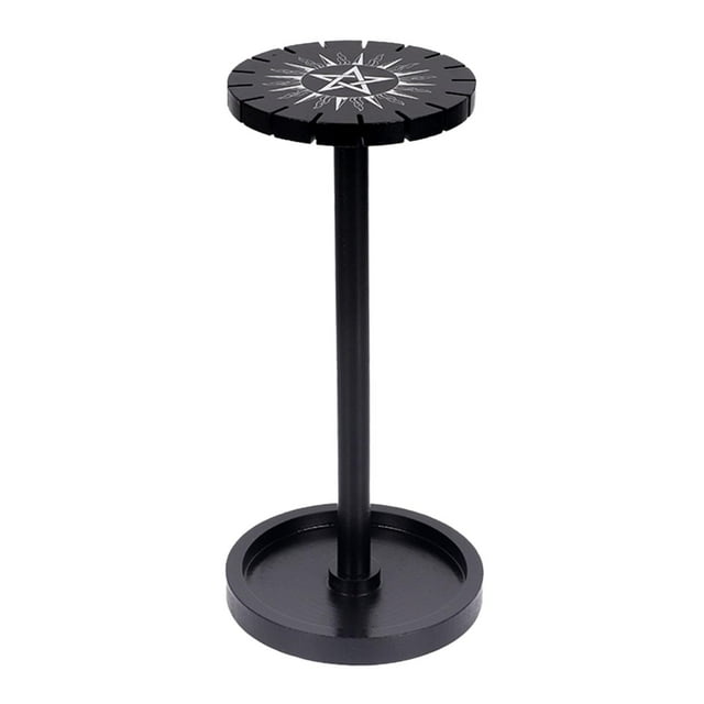 KLKCMS Wooden Pendulum Display Frame Holder Stand Ornament Durable Stone Bracket for B
