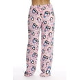 thumbnail image 3 of Just Love Women's Plush Pajama Pants - Soft and Cozy Lounge Pants in Petite to Plus Sizes (Pink - Penguin Love, Large), 3 of 3