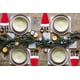 thumbnail image 5 of Decoración festiva para mesa navideña para vajilla, portacubiertos con forma de gorro de Papá Noel, paquete de 10, 5 of 5