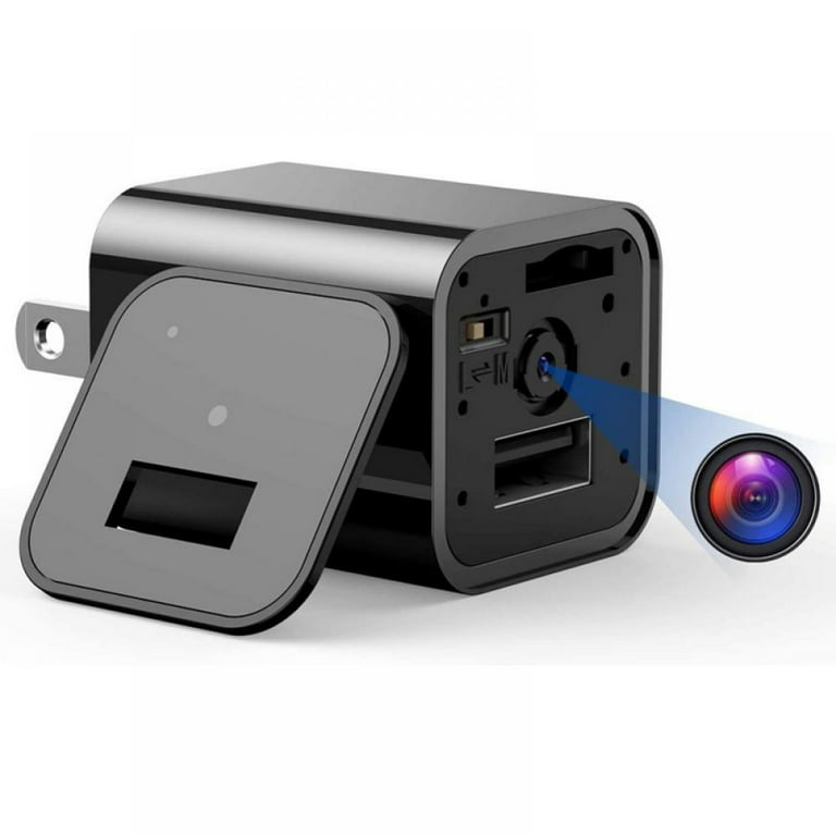 Mini Camera Charger, 1080P USB Nanny Camera with Motion Detection, WiFi Surveillance Camera for Indoor Outdoor, Covert Security Cameras - Walmart.com