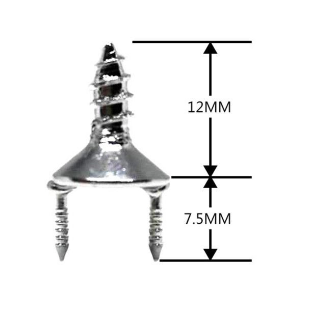 Clavos Sin Costura De Doble Cabeza - Pack De 50 Unidades, Ideales Para Fijar Rodapiés Y Muebles De Madera